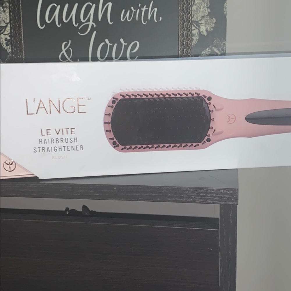 Hairbrush straightener